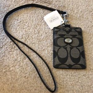 NWT Coach luggage tag